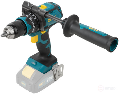 Acc Power Drill. Brushless; 20.0 V; 0-500/2000 rpm; 100 Nm; res. tilt; box