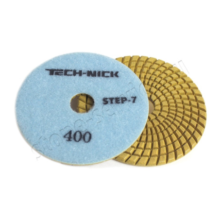 Алмазный гибкий шлифовальный круг TECH-NICK STEP 7 100x3.5мм P 400