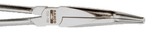 Long pliers with curved lips, L=270mm