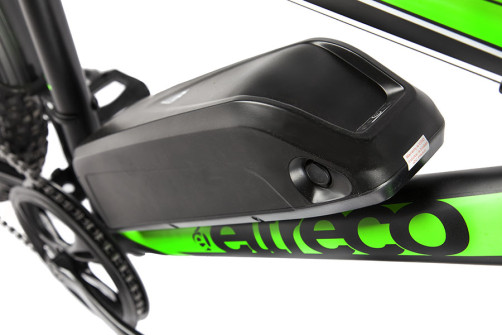 Велогибрид Eltreco XT 800 new Черно-зеленый-2138