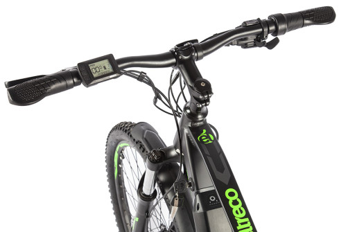 Велогибрид Eltreco Ultra Trend Up Черно-зеленый-2500