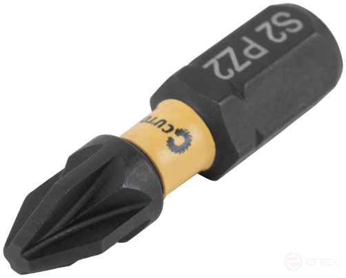 Набор торсионных бит, 2шт., CUTOP Profi Plus, PZ2, 25 мм