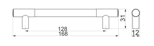 The handle is meb. the bracket is plastic. PS15/C15 128 chrome+Metallic AKS