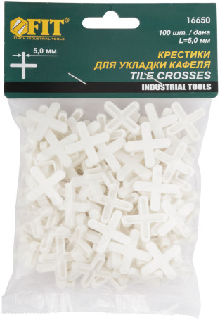 Crosses for tile 5 mm, 100 pcs. 16650