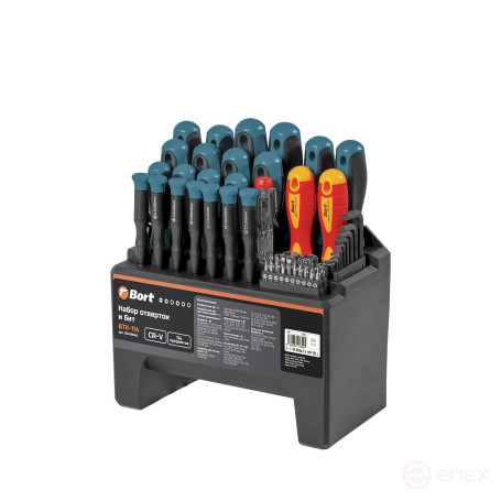 Набор ручного инструмента BORT BTK-114