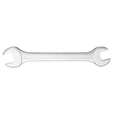 Key with open mouth, double-sided, 16 x 17 mm