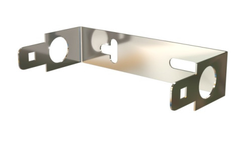 KR-FRAME-10 Frame (mounting clamp) with a depth of 50mm for fixing the 1st plinth for telephony