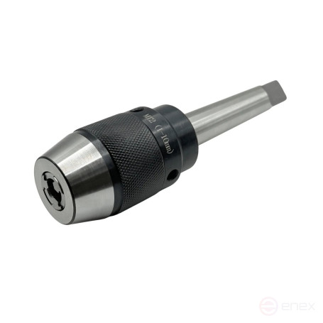 Self-locking drilling chuck PSS 10 (1.0-10.0), with shank KM2, with foot TORNERI T027225