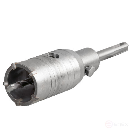 Коронка твердосплавная ПРАКТИКА SDS-Plus ударная 40 мм (1шт.) клипса (917-927)