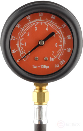 Fuel pressure meter (0-7 bar, gasoline engines; 7pr) Avtodor 40088
