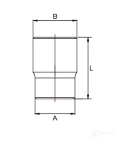 Головка торцевая 1/2" 29мм L=42мм JTC