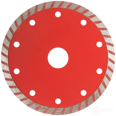 Диск отрезной алмазный "турбо" (сухая и влажная резка) 125х1,9х7,0х22,2 мм