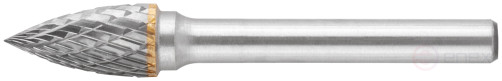 Carbide ball, 6 mm pin, type "G", parabolic pointed 10x20x65 mm