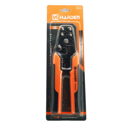 Multifunctional electrical pliers: for crimping, stripping and cutting wires 0.6-2.0mm // HARDEN