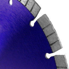 Diamond segment disc Messer FB/Z. The diameter is 350 mm.