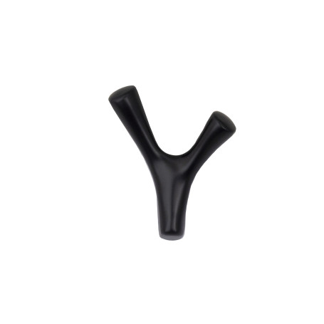 Hook metal two-horn metal OMEGA black matte AKS