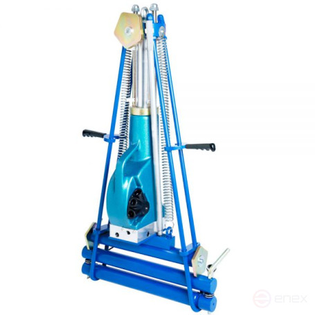 Manual hydraulic shredder for polyethylene pipes with a diameter from 160 to 250 mm