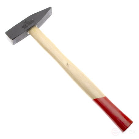 Hammer with wooden handle 500g, CHEGLOCK
