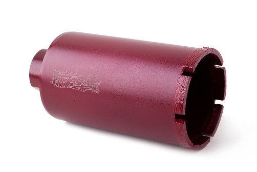 Сегментная алмазная коронка MESSER REDLINE по граниту диаметр 67 мм длина 100 мм