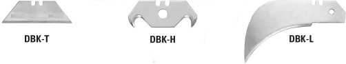 DBK-L Лезвия запасные для линолеума для ножей DBK, 5 шт в упаковке