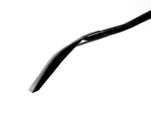 Лопата совковая (ЛС) на изогнутом металлическом черенке и пластиковой ручкой