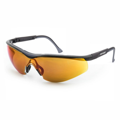 Safety glasses open O50 Monaco Crystal (5-2.5), mirror red/ 5-2.5 brown