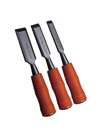 Set of chisel-chisels reinforced flat, 3 pieces, 13-19-25 mm //HARDEN
