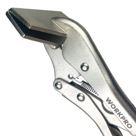 Клещи фиксирующие С-образные с плоским зажимом 200мм WP231069 WORKPRO