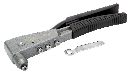 Ручной заклепочник со сменными головками (2,4 - 4,8 мм), 255 мм