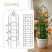 Geoplastboard support for roses, collapsible, height 185cm, metal