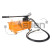 Manual hydraulic two-stage double-acting pump RNG-70150/M2 (pressure gauge, 700 bar, 15 l, RVD 2 pcs x 1.8 m) MALIEN