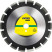 Diamond cutting wheel DT 602 A Supra, 350 x 25.4