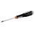 Screwdriver with ERGO handle for Robertson screws #1x80 mm