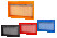 Настенный/настольный шкаф со шторкой, оранжевый 900 x 170 x 1500 мм