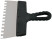 Stainless steel serrated facade spatula 250 mm / tooth 10 mm