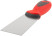 Spatula, stainless steelsteel, rubberized handle 40 mm
