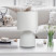 Rivoli Nadine 7042-502 Table Lamp 1 * E14 40W ceramic white with lampshade