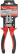Optima combination pliers, two-tone rubberized handles, 165 mm polished steel