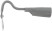 Straight hoe 150x50 mm, stainless steel, without handle