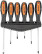 Screwdriver Set (Avtodor) 6pr.(with round rod) (30770)