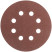 Grinding wheels with holes (Velcro), aluminum oxide, 125 mm, 5 pcs. P 60