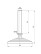 Регулируемая опора M14x100 до 50 кг (под крепёж) Алтервиа A00022.1110014100