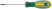 Screwdriver "Contour", CrV steel, rubberized handle 3x75 mm PH0