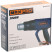 MAX-PRO Technical hair dryer 2000 W; 60/350/600°C; 500 l/min; 0.76 kg; rubber cable; rubber inserts; box.