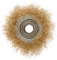Cup plate, nut M14, steel latuned wavy wire 75 mm