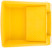 Yellow 395x346 mm paint tray, fixing pedal, Professional