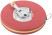 Tape measure, fiberglass tape, red plastic case 30 m
