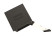 TWB-FC-2266-GP-RAL9004 Шкаф настенный 19-дюймовый (19"), 22U, 1098x600х600мм, стеклянная дверь с перфорацией по бокам, ручка с замком, с возможностью установки на ножки (в комплекте), цвет черный (RAL 9004) (разобранный)