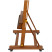 Easel outdoor studio Gamma "Old master", 59,5*59,5*190 (370) see, red lacquered beech