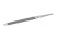 Triangular pointed file without handle 112 mm, personal notch